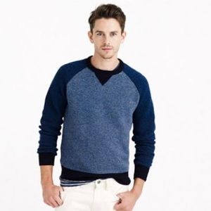 J.Crew Lambswool Colorblock Sweater